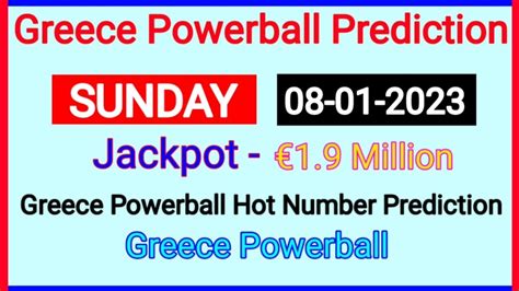 greece powerball advanced prediction|Greece Powerball: Predictions and How to Play .